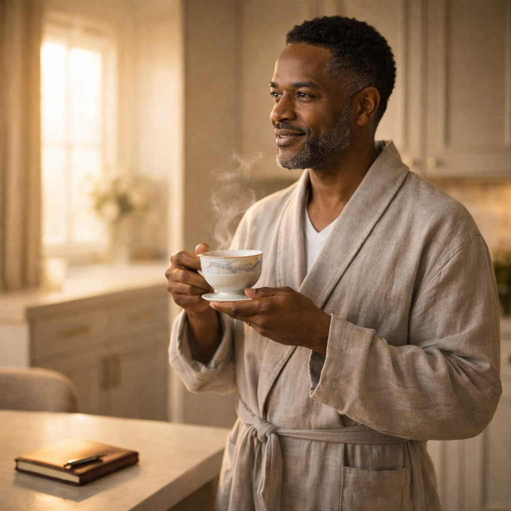 The morning Architecture Edition: Tea Before Phone Proocol for Chaotic Mornings