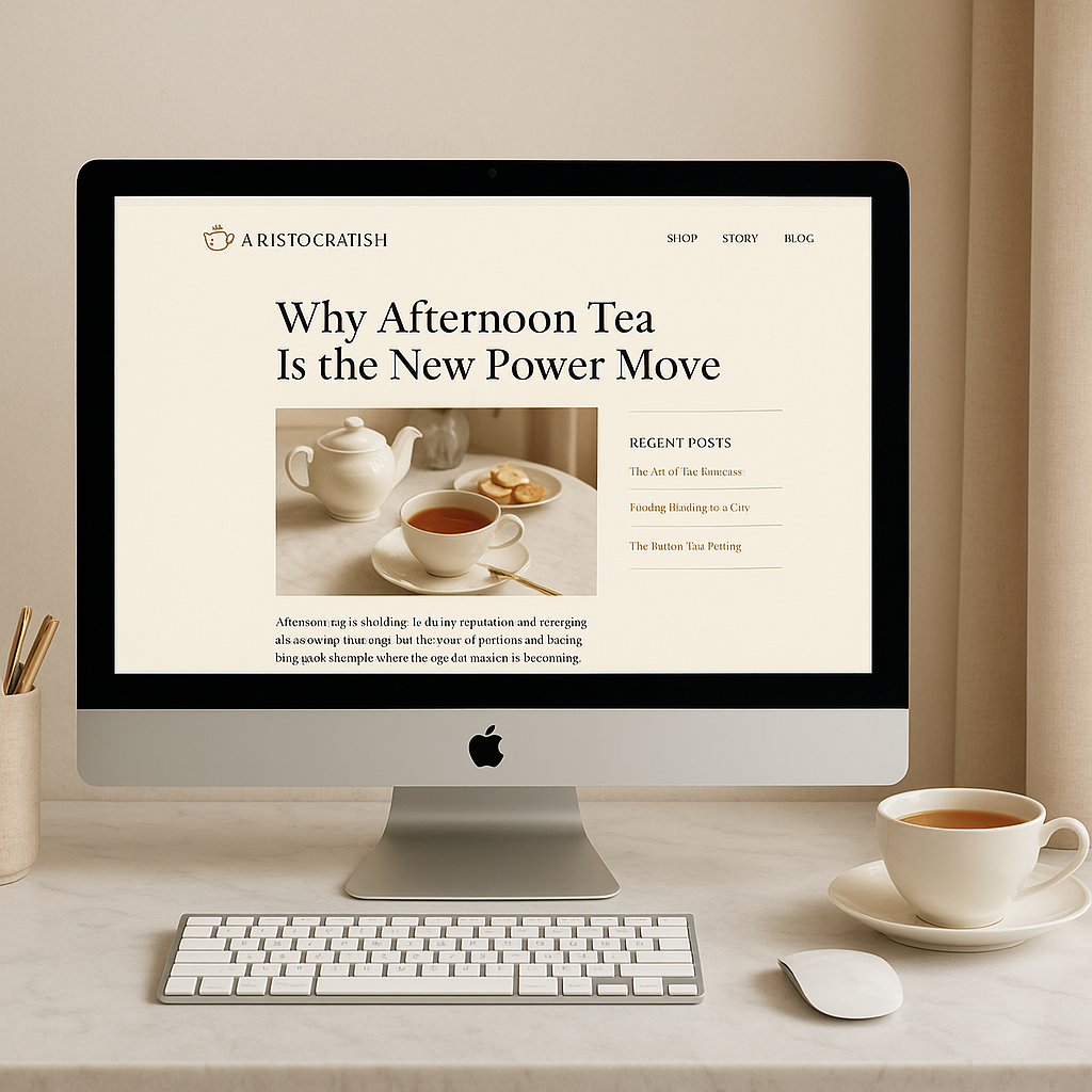 Why Afternoon Tea Is the New Power Move