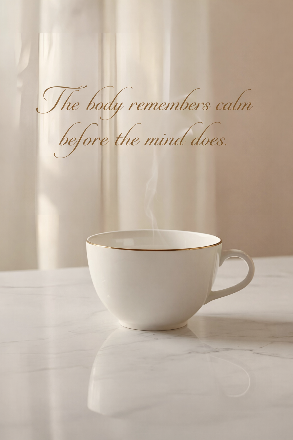 The Body Remembers Calm Before the Mind Does
