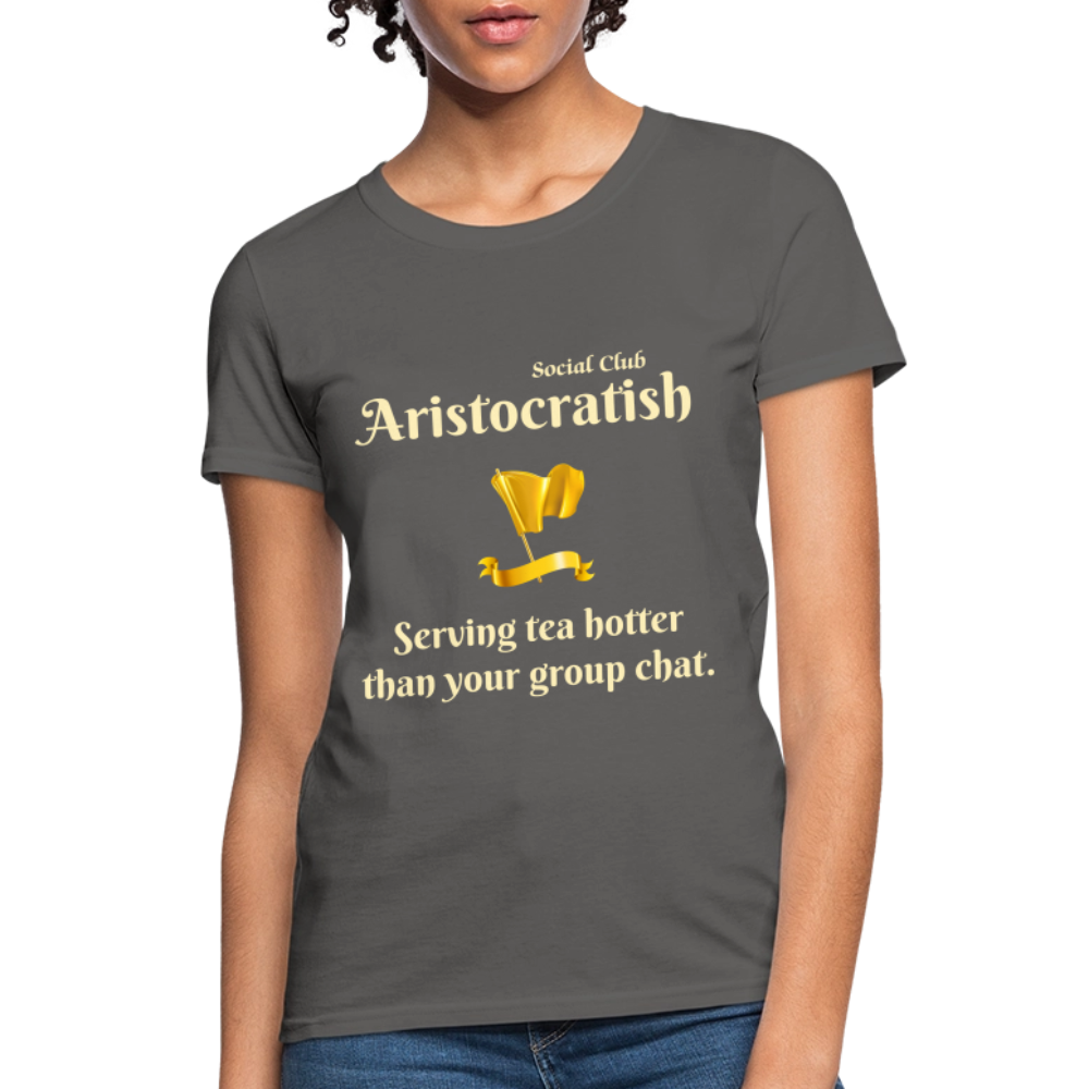 Aristocratish Social Club: Serving Tea - charcoal
