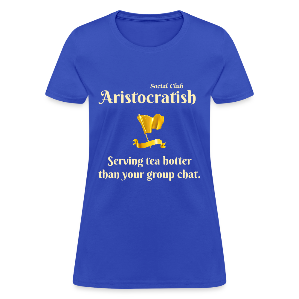 Aristocratish Social Club: Serving Tea - royal blue