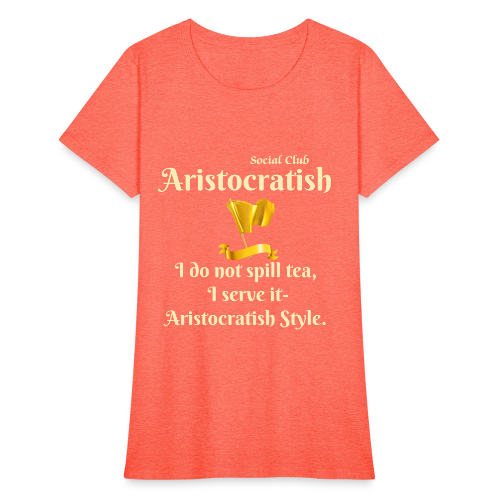 Aristocratish Social Club: Serve It - heather coral