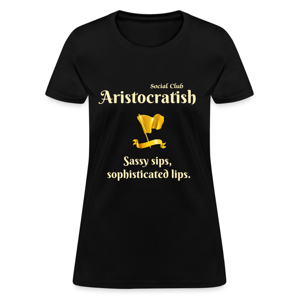 Aristocratish Social Club: Sassy Sips - black