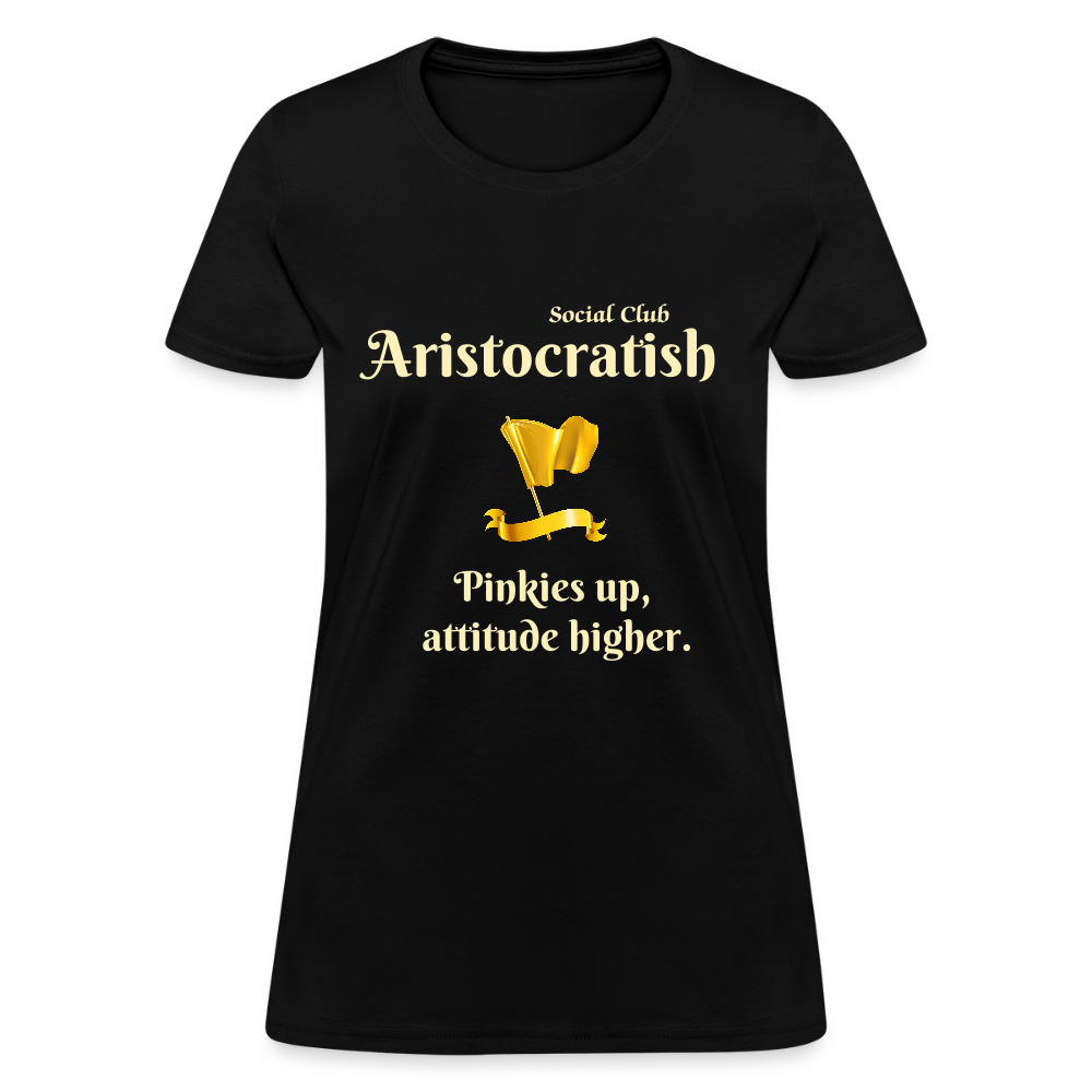Aristocratish Social Club: Pinkies Up - black