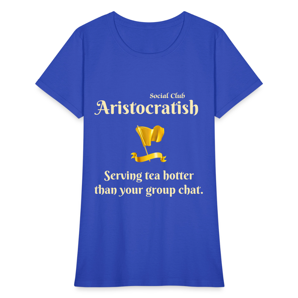 Aristocratish Social Club: Serving Tea - royal blue