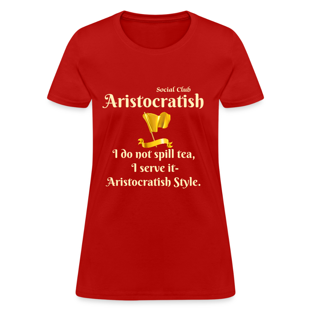 Aristocratish Social Club: Serve It - red