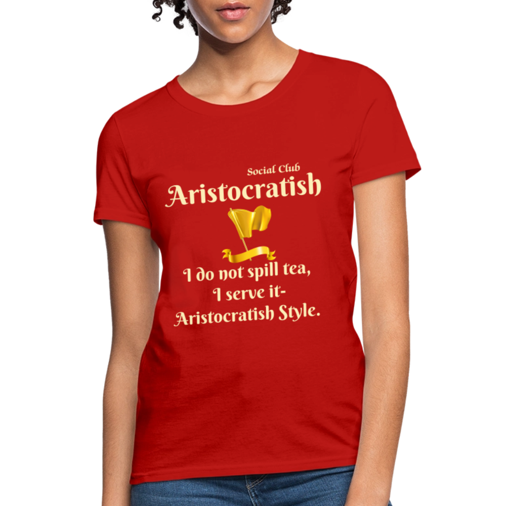 Aristocratish Social Club: Serve It - red