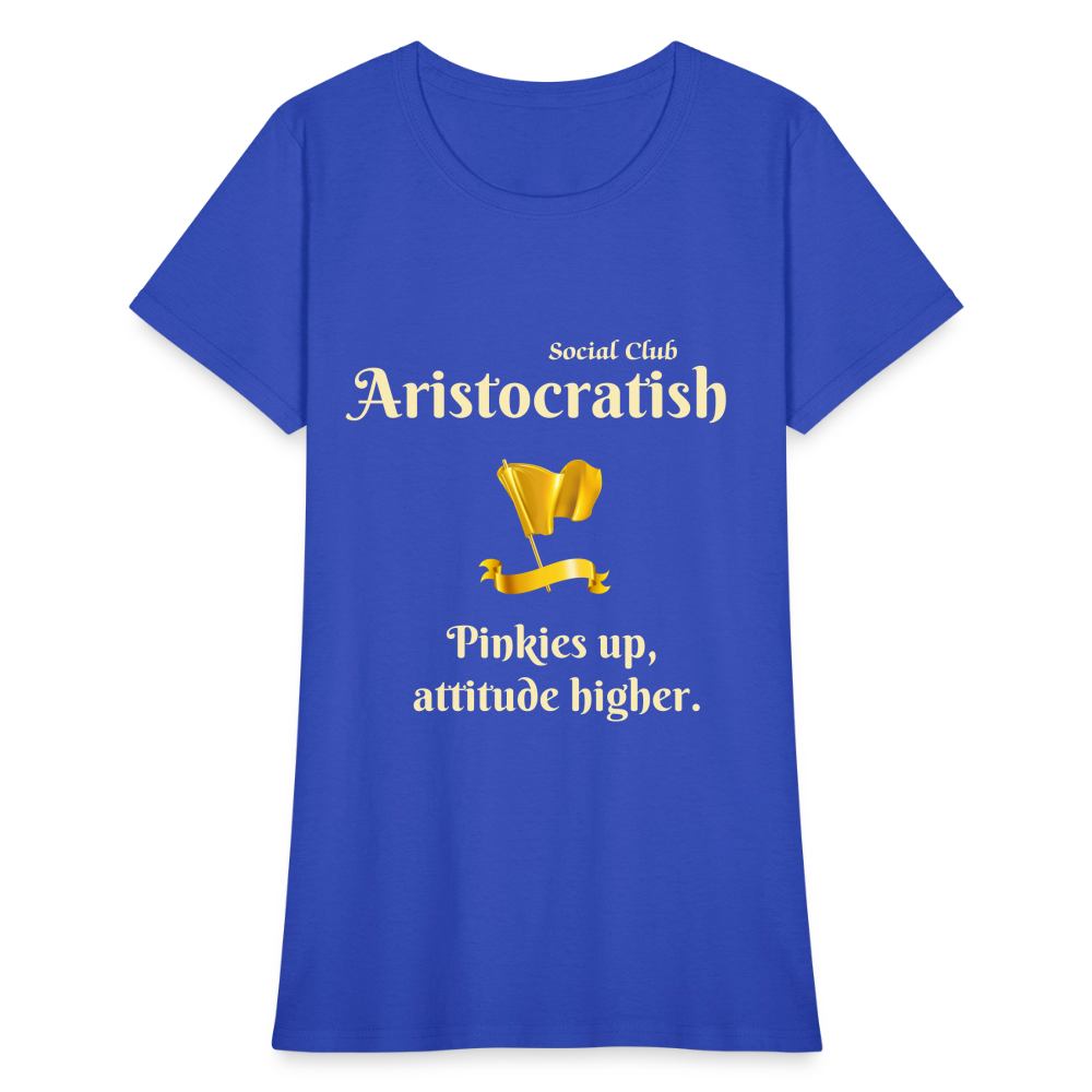 Aristocratish Social Club: Pinkies Up - royal blue