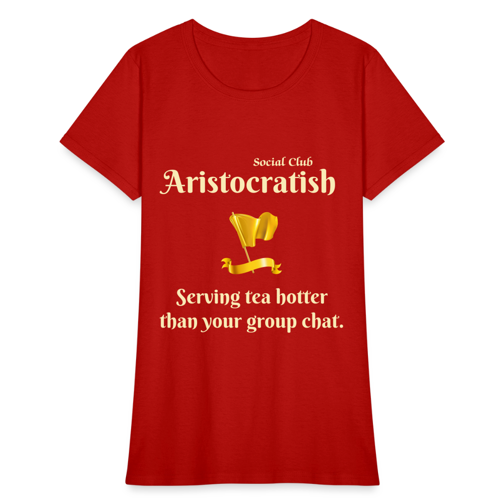 Aristocratish Social Club: Serving Tea - red