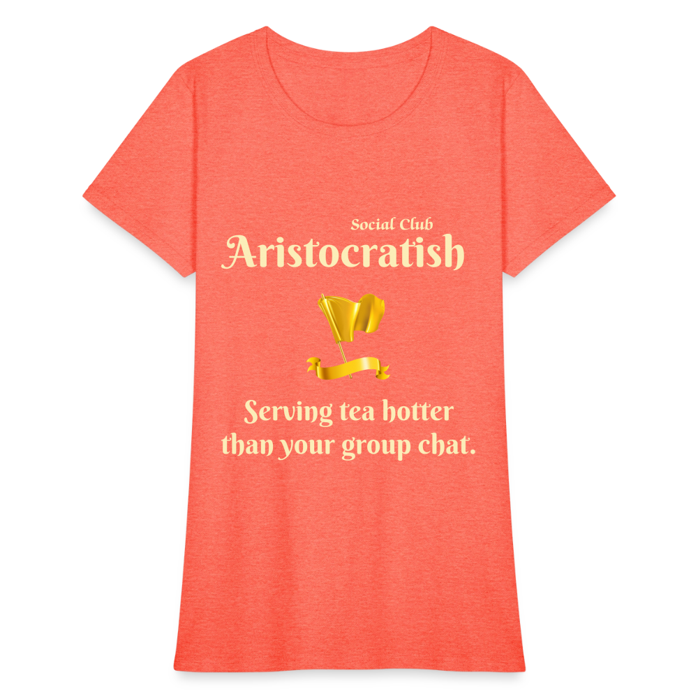 Aristocratish Social Club: Serving Tea - heather coral