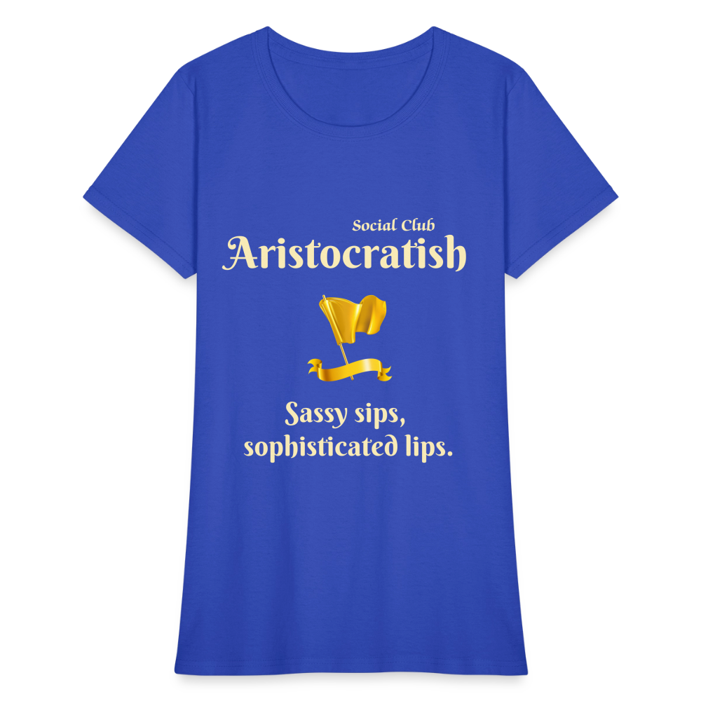 Aristocratish Social Club: Sassy Sips - royal blue