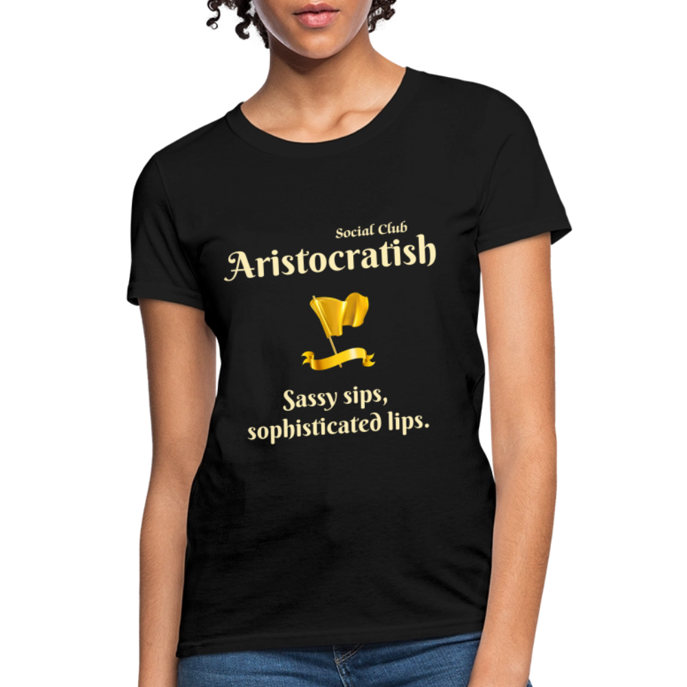 Aristocratish Social Club: Sassy Sips - black