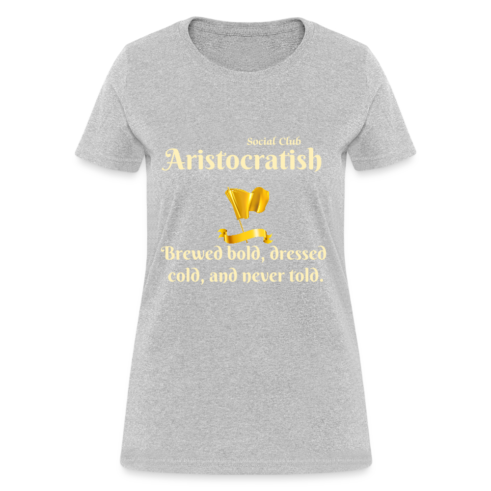 Aristocratish Social Club: Brewed bold - heather gray