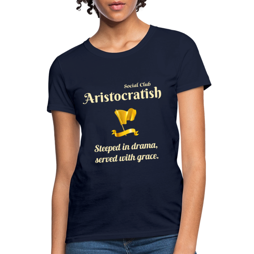 Aristocratish Social Club: Too Classy to Coffee - navy