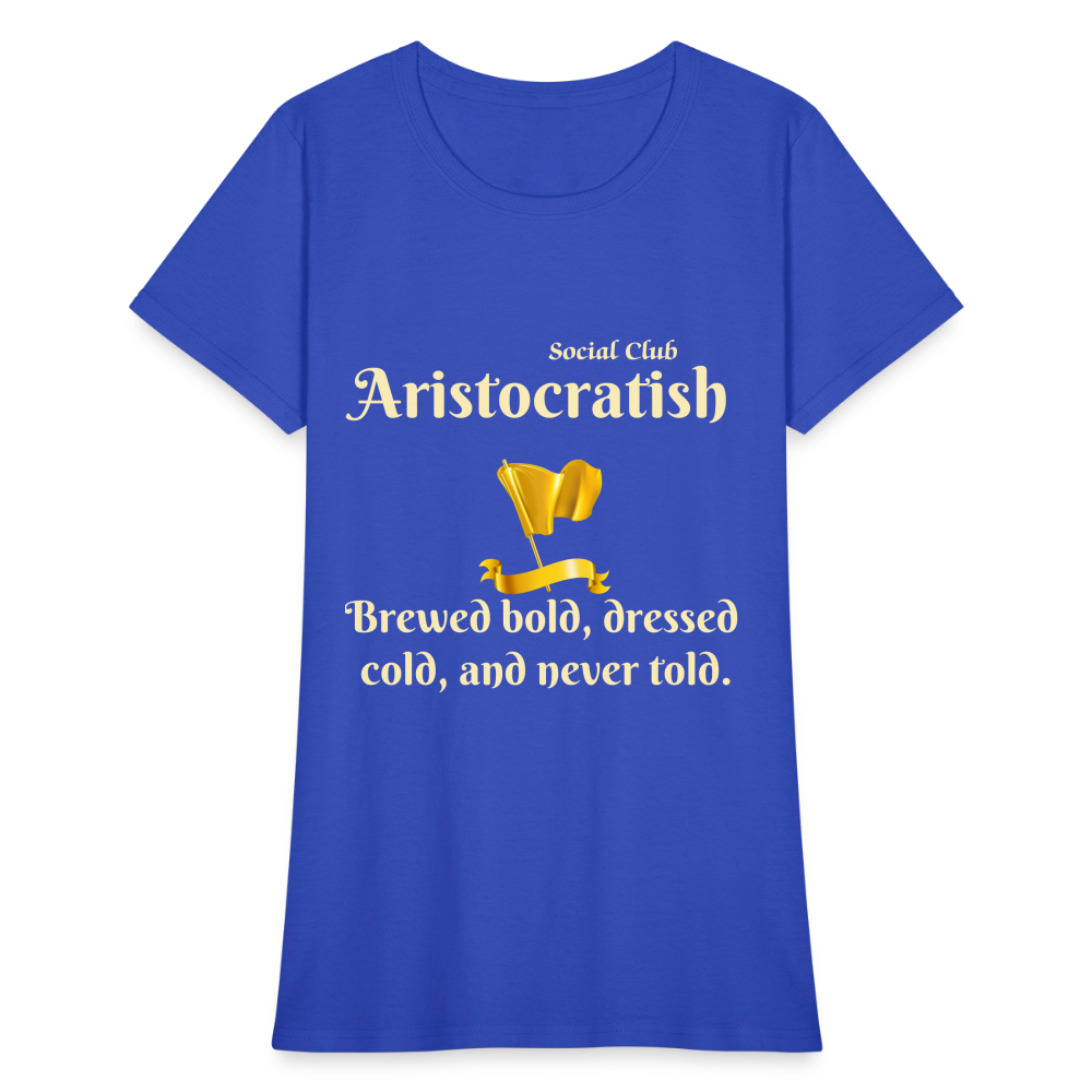 Aristocratish Social Club: Brewed bold - royal blue