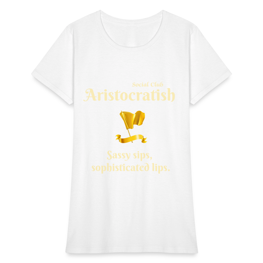 Aristocratish Social Club: Sassy Sips - white