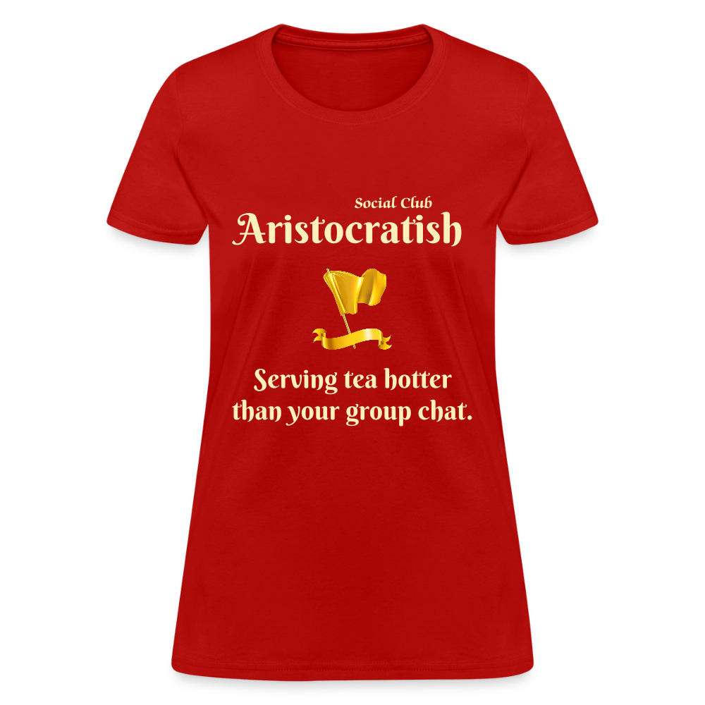 Aristocratish Social Club: Serving Tea - red