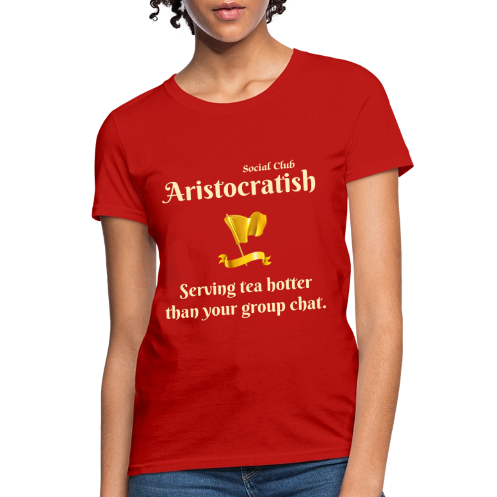 Aristocratish Social Club: Serving Tea - red