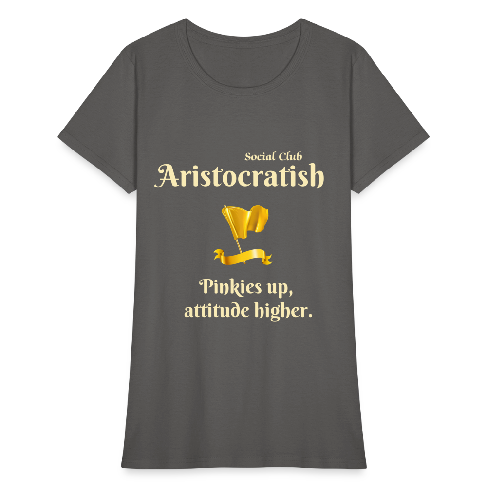 Aristocratish Social Club: Pinkies Up - charcoal