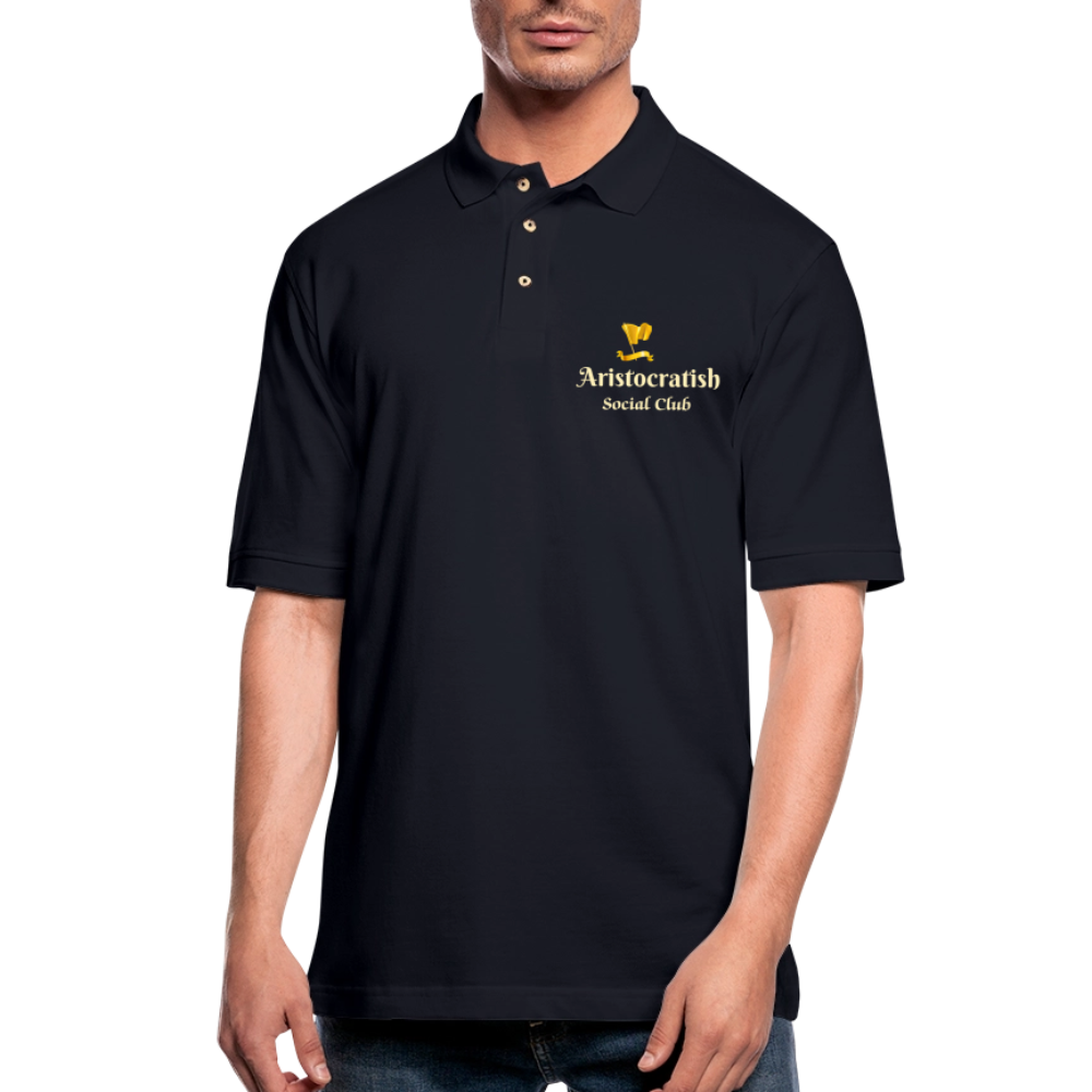 Aristocratish Social Club Polo - midnight navy