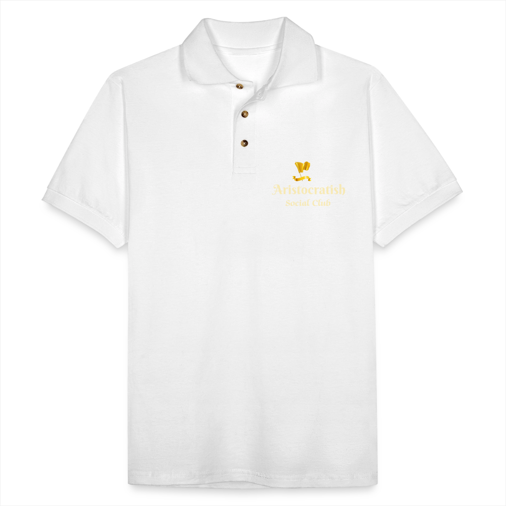 Aristocratish Social Club Polo - white