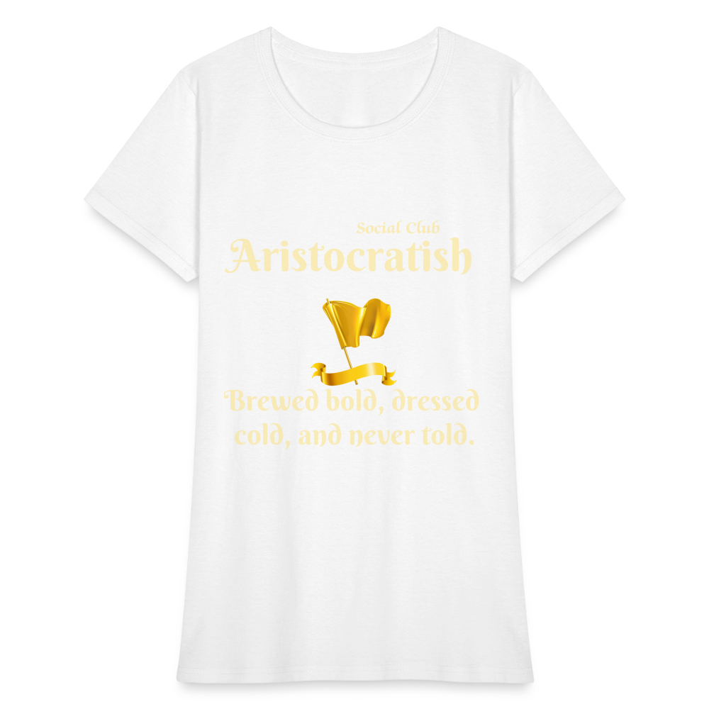 Aristocratish Social Club: Brewed bold - white