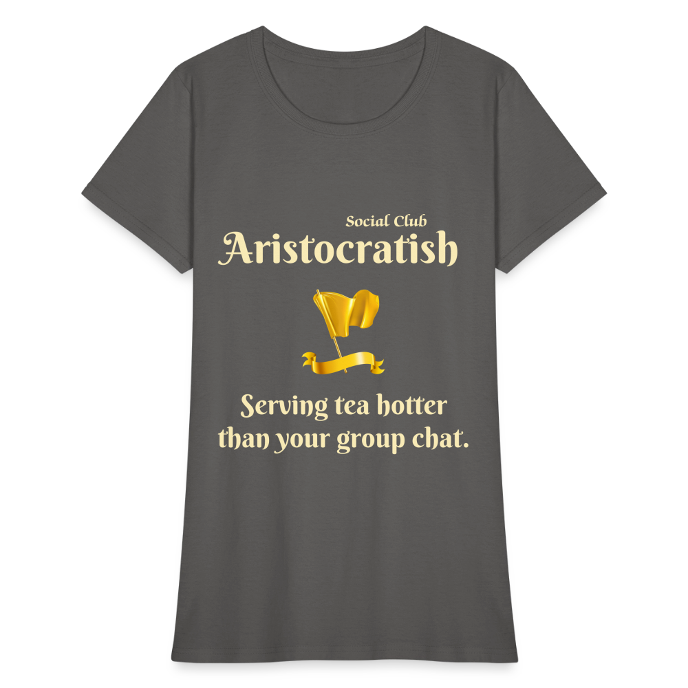 Aristocratish Social Club: Serving Tea - charcoal