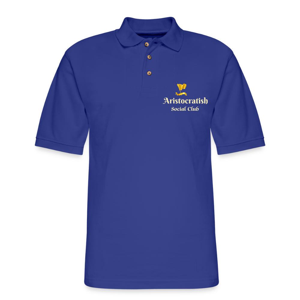 Aristocratish Social Club Polo - royal blue