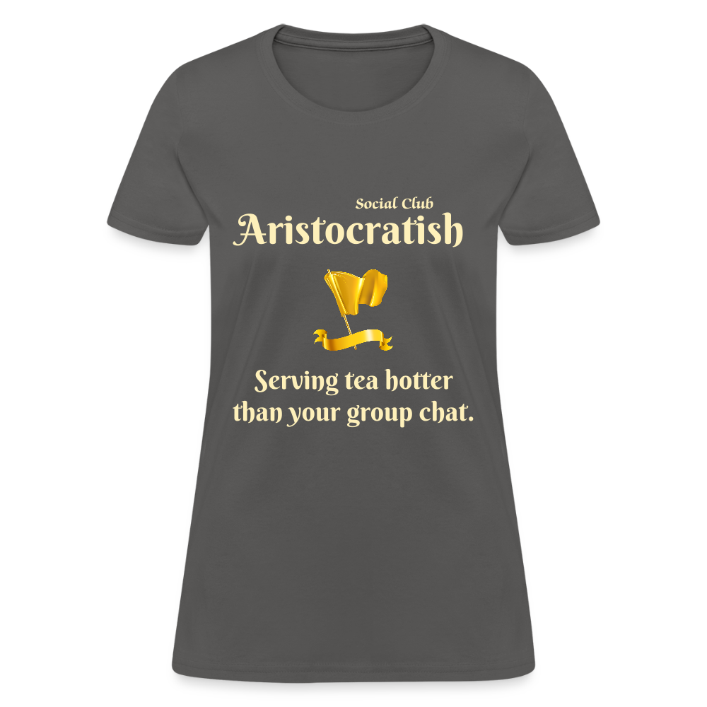 Aristocratish Social Club: Serving Tea - charcoal