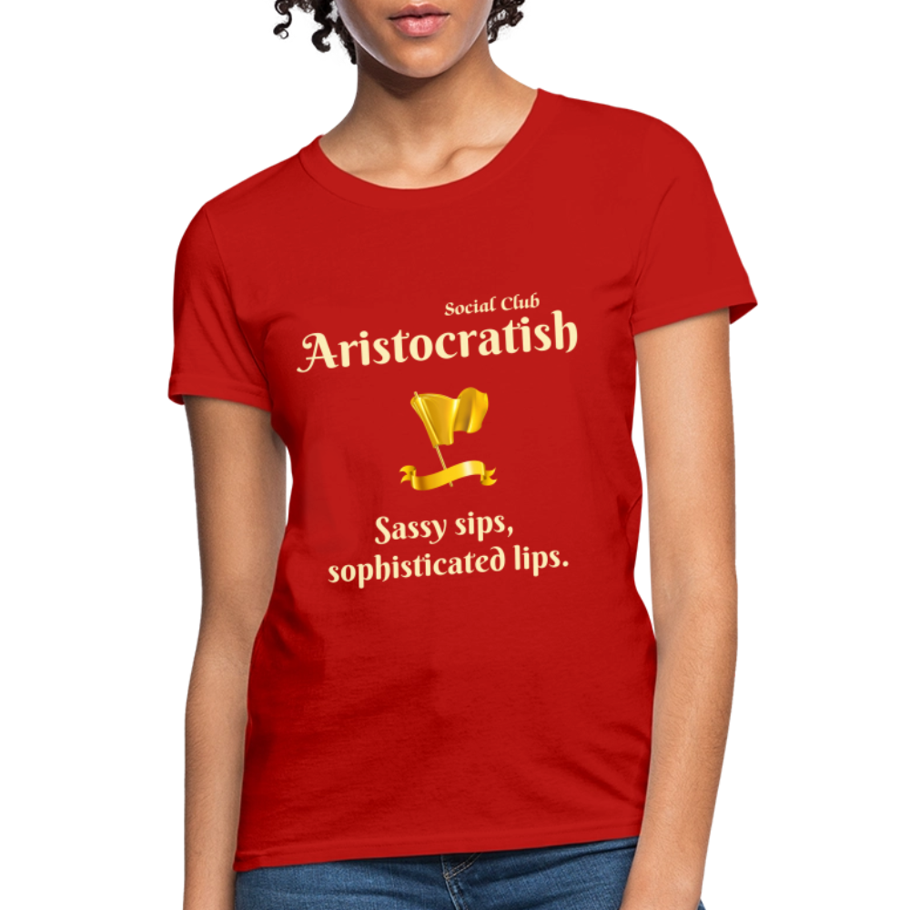 Aristocratish Social Club: Sassy Sips - red