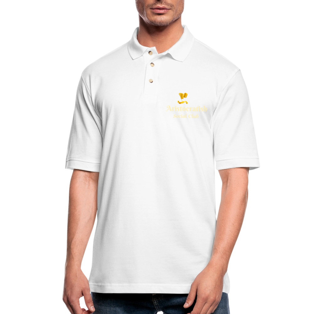 Aristocratish Social Club Polo - white