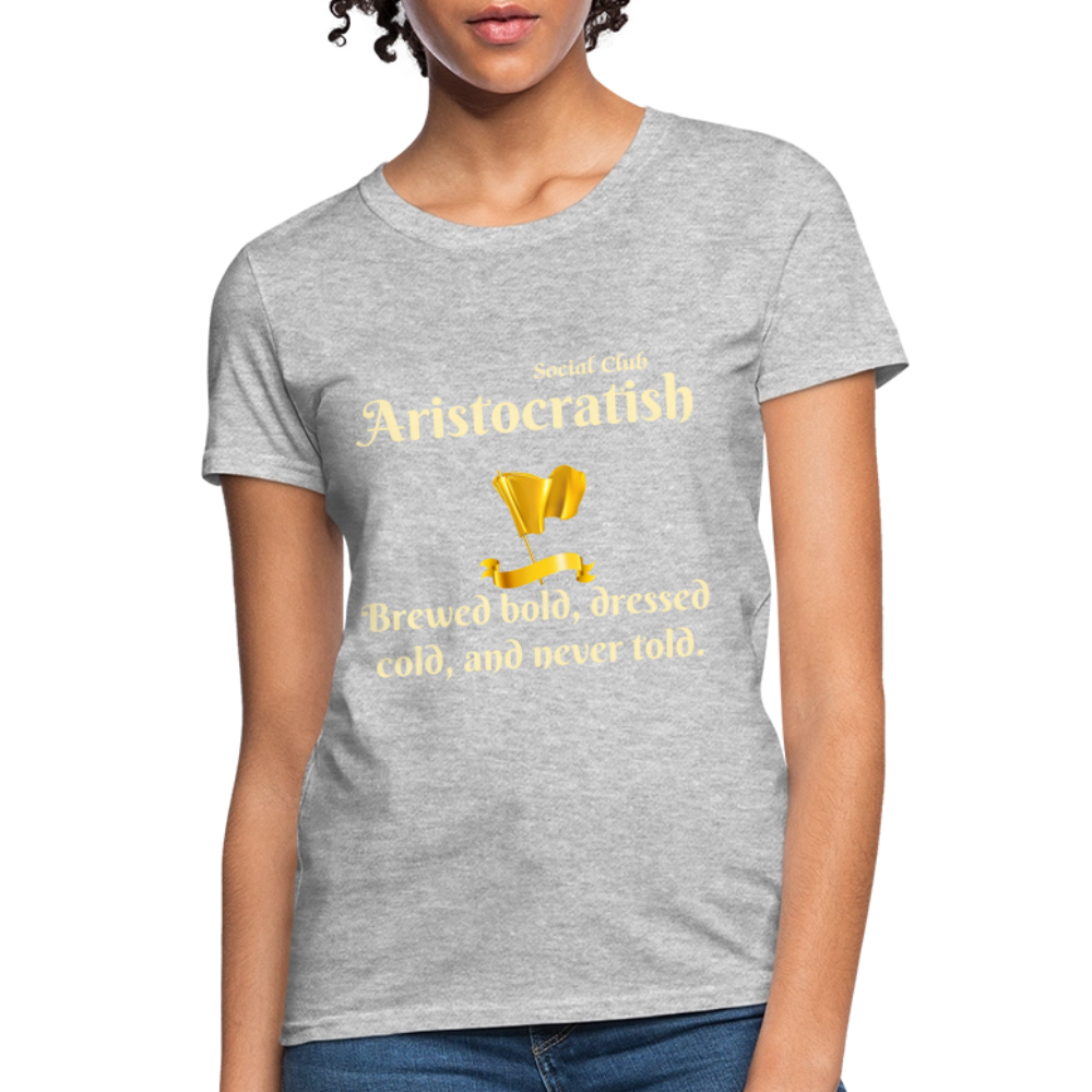 Aristocratish Social Club: Brewed bold - heather gray