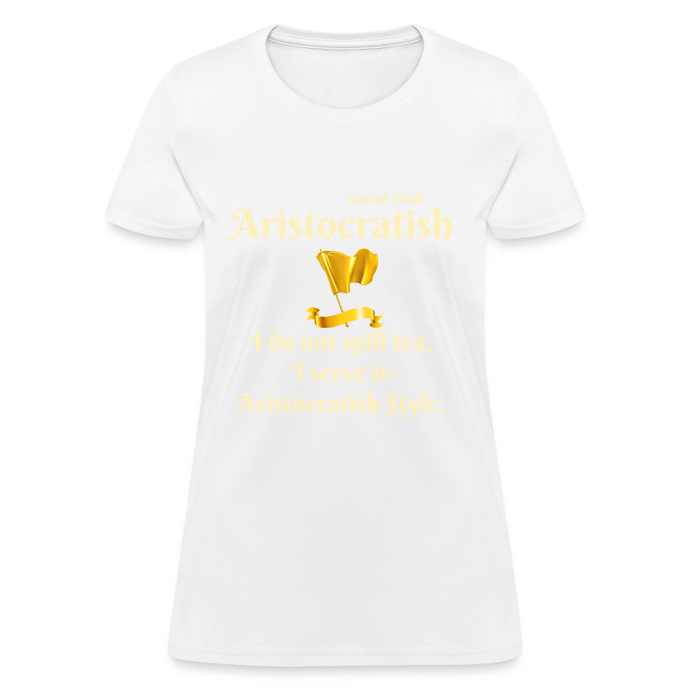 Aristocratish Social Club: Serve It - white
