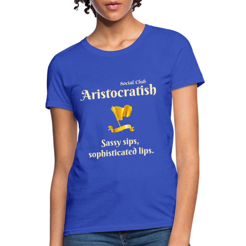 Aristocratish Social Club: Sassy Sips - royal blue