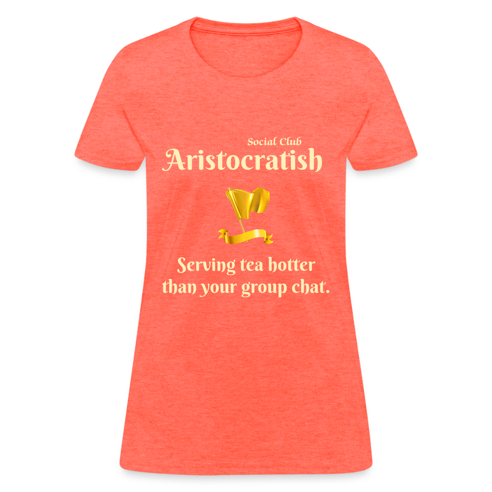 Aristocratish Social Club: Serving Tea - heather coral
