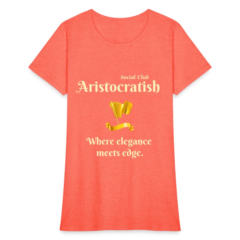 Aristocratish Social Club: Elegance Meets Edge - heather coral