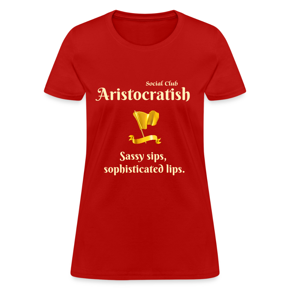 Aristocratish Social Club: Sassy Sips - red