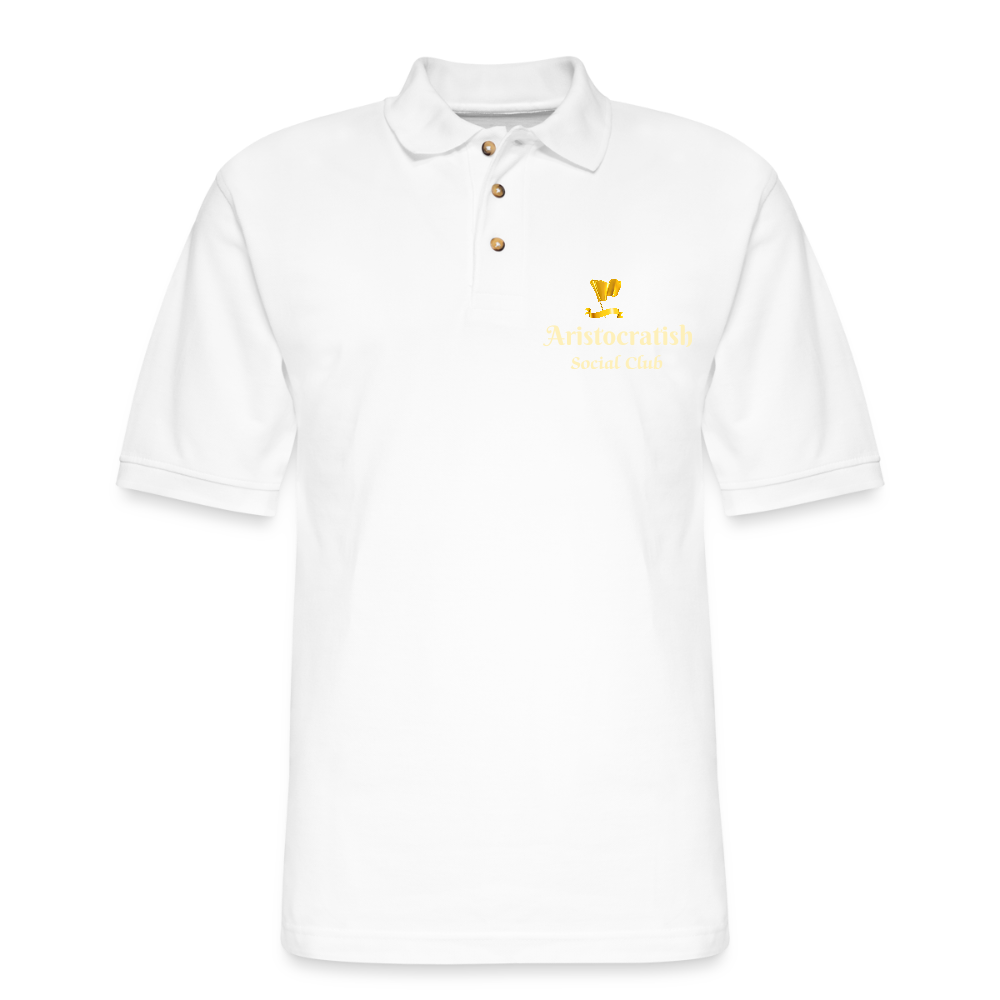 Aristocratish Social Club Polo - white