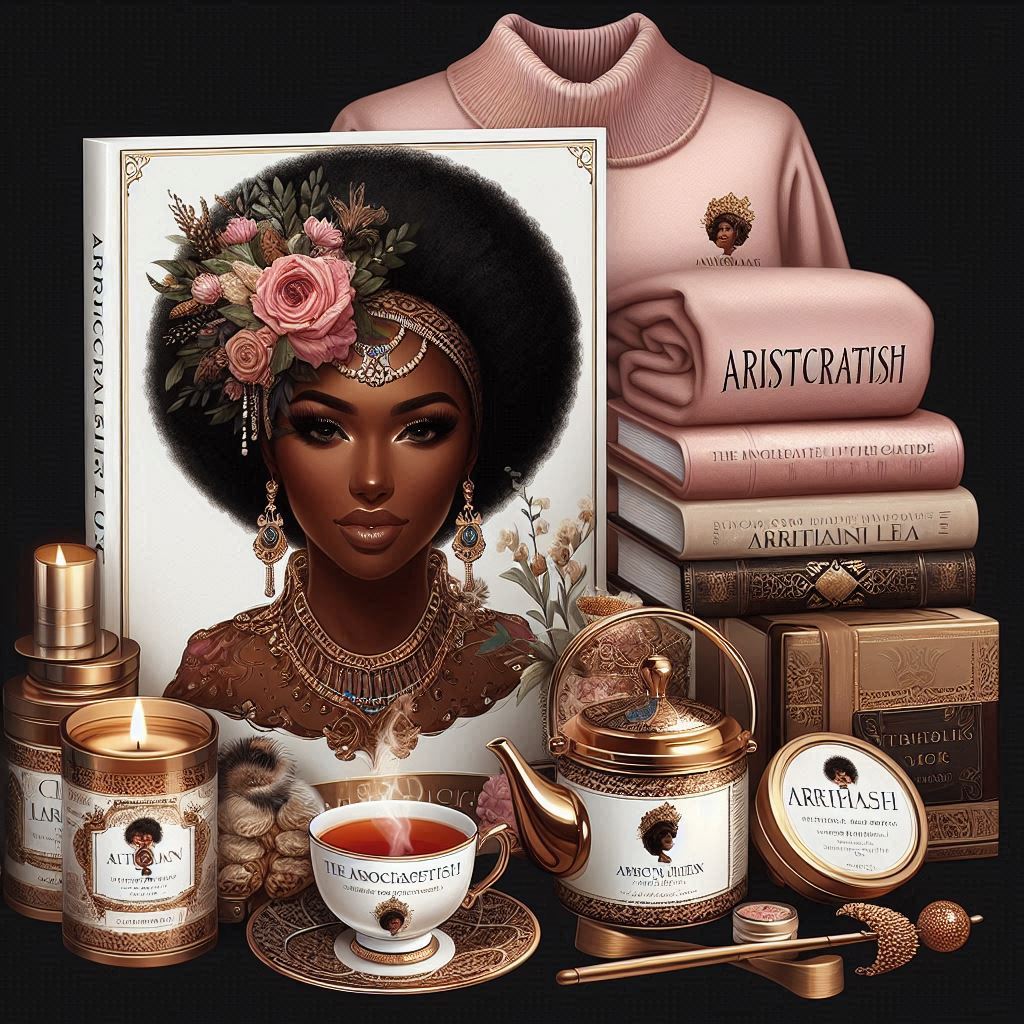 Aristocratish Luxe Lifestyle Bundle – Book, Tea, Tea Cup, Apparel & Candle