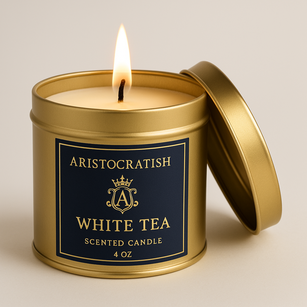 Aristocratish Reset Ritual – Candle & Tea Sampler Set